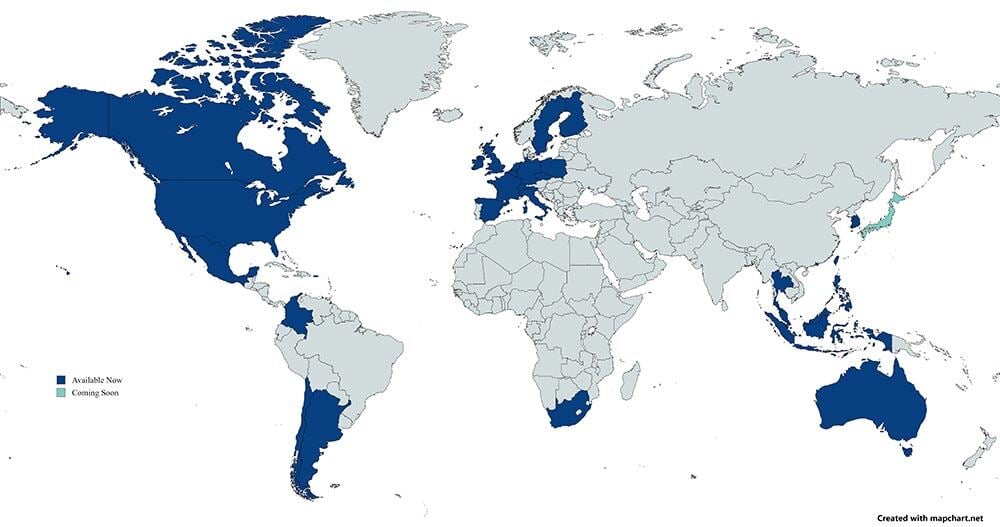 Fusion Connect Services Coverage Map